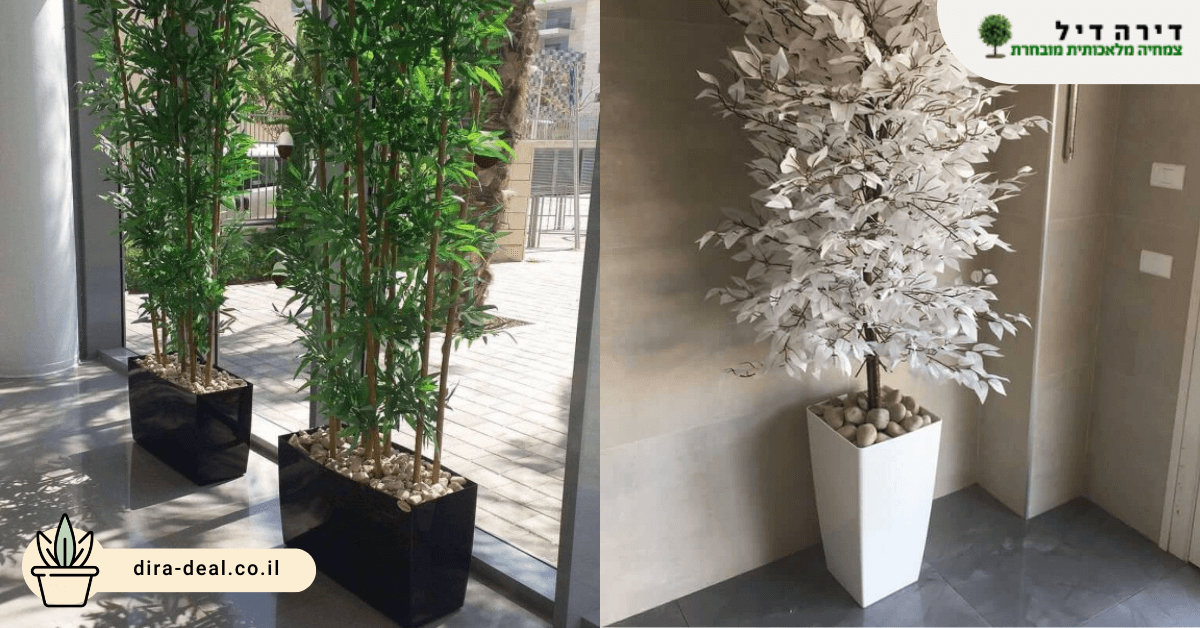 צמחיה מלאכותית במשרדים בטבריה